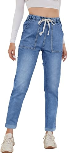 Alaster Queen Jeans Für Damen Mit Hoher Taille Und Lockerer Passform Boyfriend Jeans