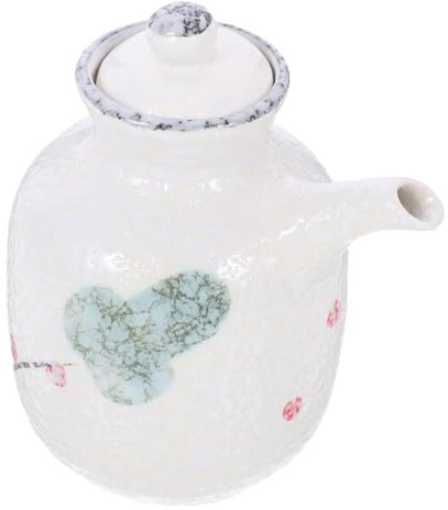 WATIIFUFU Dispenser Per Salsa Di Soia Ceramica Bottiglia Per Aceto Piccola Contenitore Per Condimenti Design Elegante e Pratico Per Cucina e Ristoranti