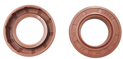 MEYINGOU Deckel des Wellendichtrings Doppellippe, 2 Stück FKM Öldichtung Drehwelle TC-12 * 18/19/20/21/22/24/25/26/27/28/30/32/35/37 * 5/6/7/8/10 mm(12x18x5mm)