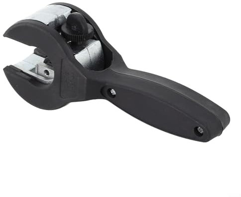 Ratschen-Rohrschneider 6–23 mm für Edelstahl, Kupfer, Aluminium, PVC, Kunststoffrohre, Einhandbedienung, Zinklegierung, Schwarz, 16 x 6,5 cm
