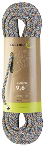 EDELRID Kletterseil Parrot 2R 9,6 mm (dynamisches Sportkletterseil), Größe:30 Meter