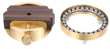 Homoyoyo Brass Engraving Bed for Seal Carving Clamp Stamp Sculpture Tool Rotation for DIY Craft Projects Engraving Tool