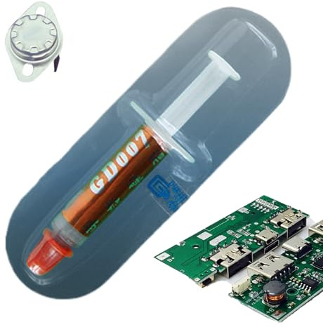 Générique Pâte Thermique - Pâte Conductrice pour Processeurs | Graisse Conductrice Seringue en Silicone pour Refroidissement Composants Électroniques Ordinateur