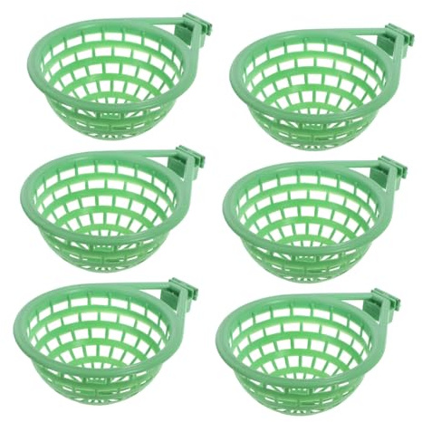 HIAKDOFT 6pièces Nids De Pigeon Bols De Nidification pour Pigeons pour Incubation Et Élevage Oiseaux Plastique pour Perruches Pinsons Et Autres Oiseaux De Compagnie