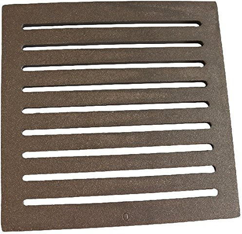 Spartherm Ugnsgaller 22 x 22 cm premiumkvalitet, gjutjärn, industriellt