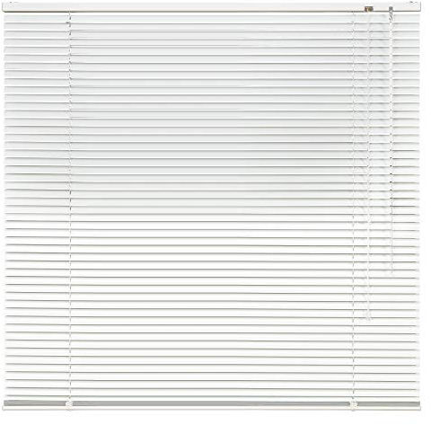 Aluminium Jalousie Alu Jalousette Klemmfix Fenster Tür Rollo ohne Bohren Lamellen Vorhang Weiß Silber Breite 40 bis 240 cm Länge 130 cm 160 cm 220 cm Metall Klemmhalter Sonnenschutz (140 x 220 cm)