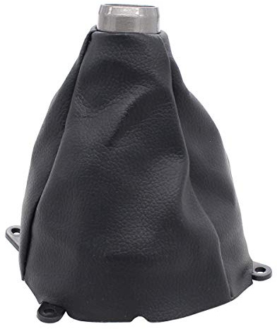 NewYall Manual Gear Shift Gaiter Boot Cover for 2006-2011 Honda Civic Si Shifter Knob Synthetic PU Leather Dust Cover 77298-SNX-A01ZB