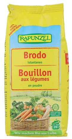Brodo Vegetale in Polvere Rapunzel Sacchetto Ricarica 500g