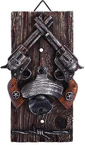 YeBetter 8 Pouces Haute Vintage Ouvreur de BièRe Western Bar DéCoration Murale DéCapsuleur DéCoration Murale Cintre Peut Ouvreur Cadeau CréAtif
