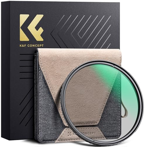 K&F CONCEPT Nano-X Pro 77mm Filtro Polarizador Circular Filtro CPL con Marco de Cobre Vidrio Óptico con 36 Capas Revestimiento Nano para Objetivo