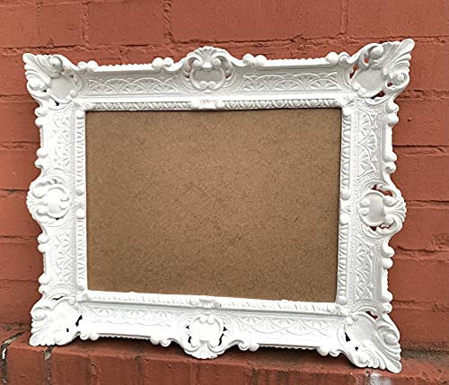 Artissimo Cadre Photo Baroque Blanc 56 x 46 cm Antique 3049 Sans Verre