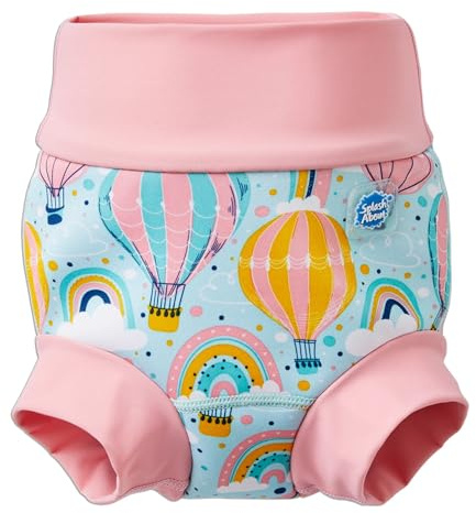 Splash About Happy Nappy Duo Pannolino da Nuoto Riutilizzabile, Up & Away, 6-12 Mesi