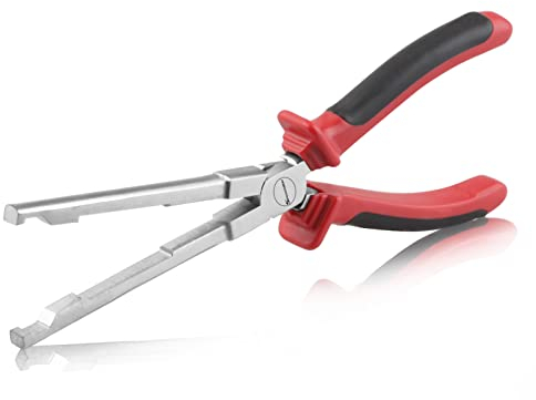 SPEEDWOX Straight Jaw Glow Plug Connector Pliers - Preheated Splice Automotive Connectors Car Tool Clamp Remover Glow Plug Socket Pliers for Diesel Engines Repair