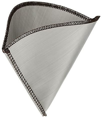 XPEX Kaffeefilter Wiederverwendbar Edelstahl Kaffee Filter Filter Kaffee Maschische für Handfilter Filterhalter Kaffeemaschine Kaffee Filtermaschine Kaffeefilter Größe 4 1-4 Tassen