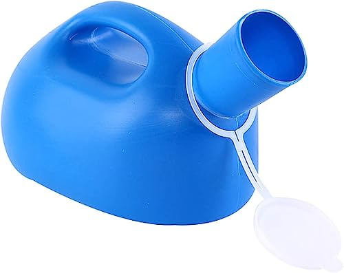 LekLai Urinario portátil Masculino Femenino, 2000 ML Urinario Masculino portátil for Hombre Orinal for orinar Colector de Botellas Inodoro de Viaje