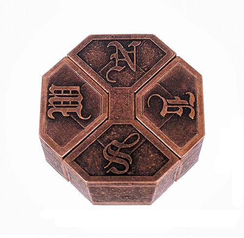 Brain Teaser Metal Puzzles, 1pcs Puzzle Set IQ Test Game, IQ Challenge Test Toy Puzzle Gift Set for Adults Teens Men Women for New Year, Birthday