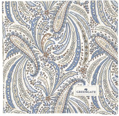 GreenGate Elva Stoffserviette beige 40x40cm