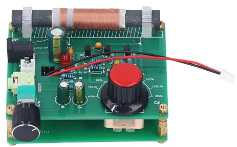 Fafeicy Transmisor Am Portátil Modulación de Amplitud con Conector Auriculares 3.5 mm para Pruebas Radio FM Estudio Grabación Señal Inalámbrica