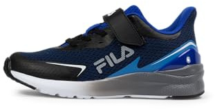FILA Scarpe da Corsa Unisex per Bambini Crusher V, Fila Navy Surf The Web, 35 EU