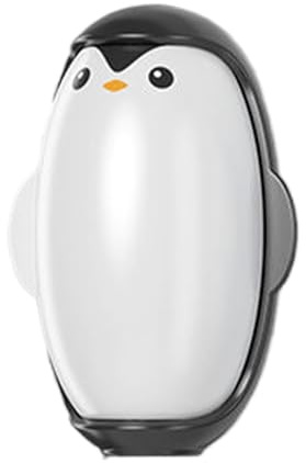 Penguin Shape Lint Roller - Reusable Travel Size Sticky Gel Washable for Clothes and Pets | Travel Use in Extra Portable Removal, Fabrics