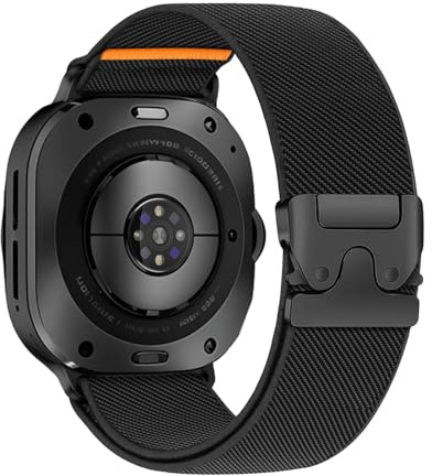 SimpleThings Sportarmband för Galaxy Watch Ultra armband 2025/2024, elastiskt nylonband kompatibelt med Samsung Galaxy Watch Ultra 47 mm för män och kvinnor för träning, galaxy Ultra, Nylon