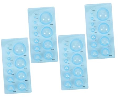 SOLUSTRE 4 piezas Herramienta Quilling Molde Esférico Ligero Preciso para Manualidades DIY Papel Flores Macetas