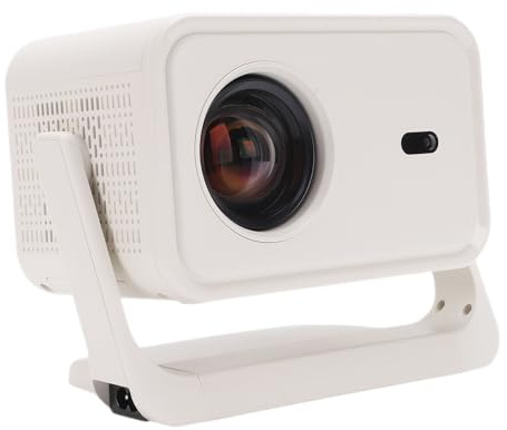 Diyeeni Mini Projecteur avec WiFi6 et Bluetooth, Projecteur Autofocus 1+16 Go, Keystone Automatique, de Film Portable pour Android 13 Compatible avec Smartphone, HDMI et USB (Prise UE 800W)