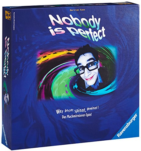 Ravensburger 4005556272259 Familienspiel Nobody is perfect, Gesellschaftsspiel für Jugendliche und Erwachsene, für 3-10 Spieler, Brettspiel ab 14 Jahren