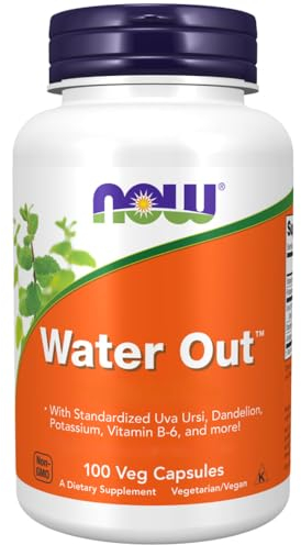 Now Foods, Water Out, 100 Vegan Capsules, Lab-Tested, Vitamin B6, Minerals, Vegetable, Gluten Free, Soy Free, Vegetarian