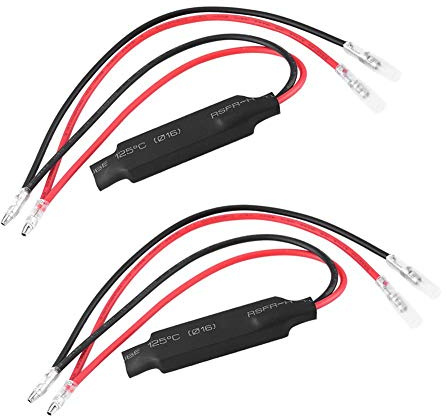 EBTOOLS 12V LED-Widerstand, 10W Motorrad LED-Blinkeranzeige Lastwiderstand Fix Fehler Flash-Controller