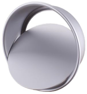 Molde redondo de aluminio antiadherente de 4 a 12 pulgadas con parte inferior extraíble para tartas de boda, cumpleaños, Navidad, horneado redondo con base suelta