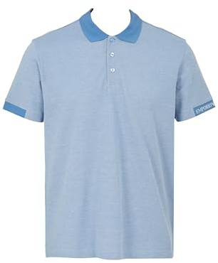 EMPORIO ARMANI Polotröja för män, Kaptenerna blå, M