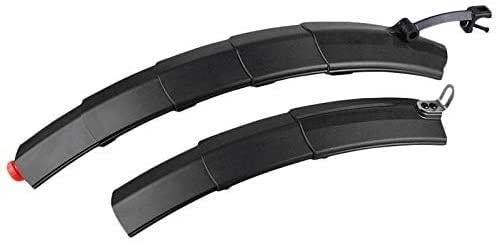 NOYOTA Fahrrad-Schutzblech, Schutzblech-Set, 2-teiliges zusammenklappbares Teleskop-Fahrrad-Schutzblech for 24-26-Zoll-Fahrrad-Schutzbleche