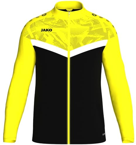 JAKO ICONIC Unisex polyesterjacka – ventilerande barnträningsjacka för pojkar och flickor i modern design, 100% återvunnen polyester