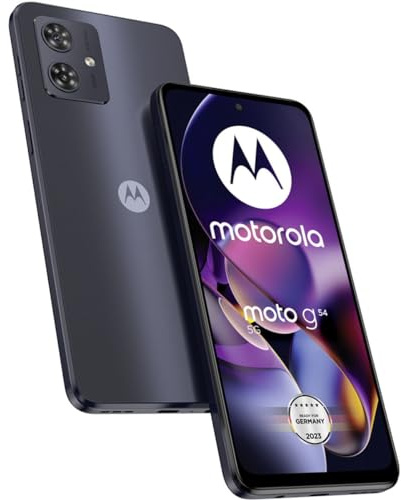 Motorola Moto G54 Smartphone, 16,5 cm (6,5 Zoll), 12 GB RAM, 256 GB, Schwarz (Midnight Blue)
