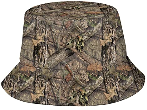 cheyenn Fischerhut, Sonnenhut, Strand, verstaubar, Fischerhut für Damen und Herren, Sommer, Outdoor, Wandern, Camo Waldjagd Camouflage, One size