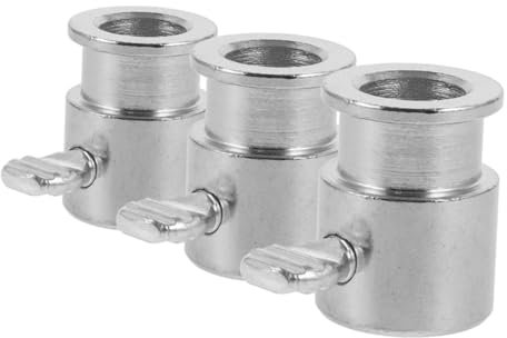 OFFSCH 3pcs Chrome Plated Iron Bbq Fork Limiter Rotisserie Rack Parts for Grilling