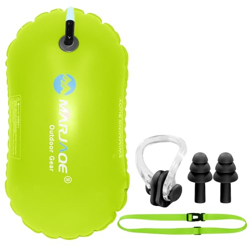 HSHHOOM Schwimmboje, Schwimm Boje Aufblasbar, Schwimmen Buoy für Wassersport, Schwimmbojen für Erwachsene und Kinder, offene Wasserschwimmer, Triathleten, Kajakfahrer und Schnorcheler