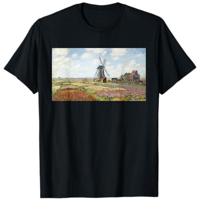 Célèbre Peinture impressionniste Un Champ de Tulipes en Hollande T-Shirt