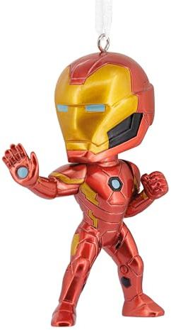 Hallmark Collectable MARVEL Stylised Iron Man Ornament, Christmas Tree Decoration