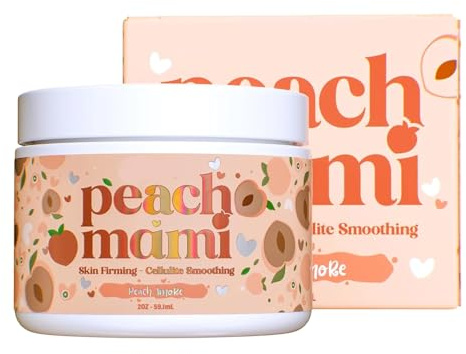 Crema Corpo Rassodante Peach Mami, Idratazione Profonda, 59ml, Crema Idratante Rassodanté Per La Pelle Cadente, Lozione Anticellulite, Rassodante, Per Gambe, Cosce, Fianchi, Braccia, Pancia, Sedere