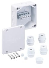 Spelsberg WK 40440701 Verbindungsdose (L x B x H) 87 x 87 x 45mm Grau IP54 1St, 1 Stück