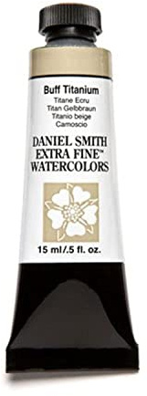 Daniel Smith 284600009 Extra Fine Watercolor 15ml Paint Tube, Buff Titanium, 0.5 Fl Oz (Pack of 1)