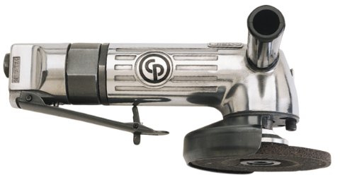 Chicago Pneumatic CP854E - Air Die Grinder Tool, Welder, Woodworking, Automotive Car Detailing, Stainless Steel Polisher, Heavy Duty, Right Angle Grinder, 5 Inch (125 mm), 0.7 HP / 520 W - 12000 RPM