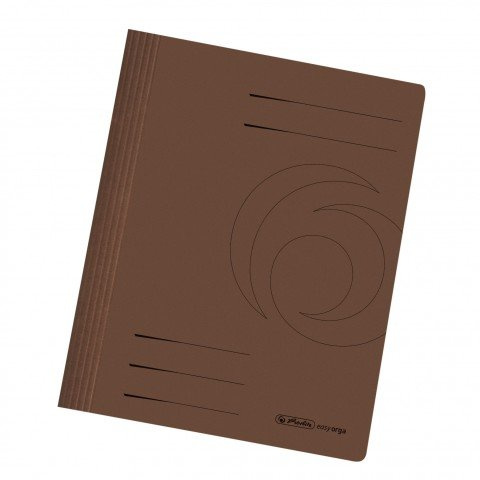 Herlitz Schnellhefter A4, kaufmänische- und Behördenheftung (Manila | A4, braun, 1)