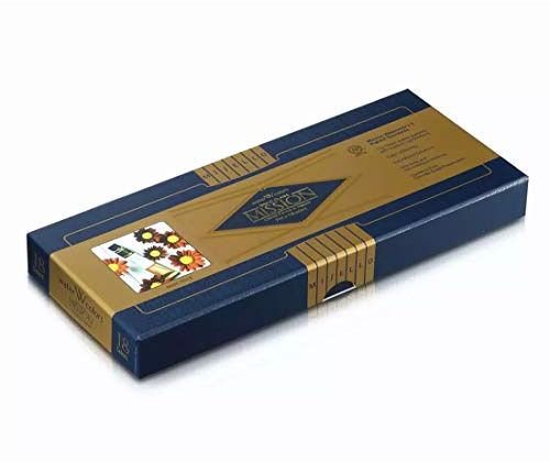 Honsell Mijello Mission Gold Aquarellfarben Set mit 18 Tuben à 7 ml, mit Palette, hochentwickelte Künstler-Aquarellfarbe, intensive Leuchtkraft, ohne Kobalt- oder Kadmiumpigmente