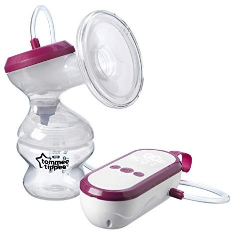 Tommee Tippee Made for Me Single Electric Breast Pump, USB Rechargeable Quiet, Portable, Lightweight