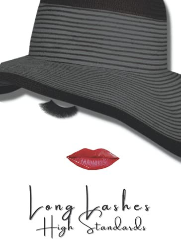 Long Lashes High Standards, Appointment Book: 4 Column Undated Appointment Book (Opens to 8 Column) (Crowned In Curls)