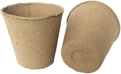 Jardin Fruits Légumes Pots De Semis Plateaux De Graines Plateau De Rempotage, 20pc Jardinière En Papier Pots De Démarrage De Plantes Biodégradables Pots De Tourbe De Semis Semis Pépinière Tasse Pots D