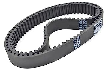 Sankuai 3 Piezas/Paquete HTD 330 5m 14，Correa Dentada HTD 330 5m 14 para Escarificadores, Correa De Distribución, HTD 5M-330-14mm 66 Dientes